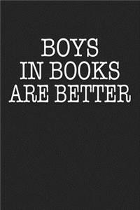 Boys in Books Are Better