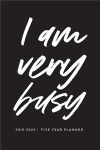 I Am Very Busy, Five Year Planner 2019-2023