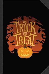 Trick or Treat Halloween Journal Notebook
