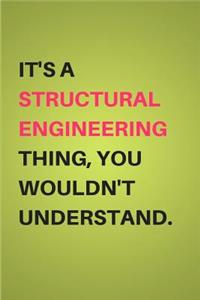 It's a Structural Engineering Thing, You Wouldn't Understand.