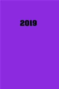 Kalender 2019 - A5 - Blauviolett