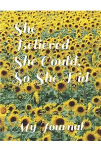 She Believed She Could, So She Did