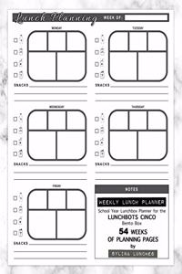 Weekly Lunch Planner