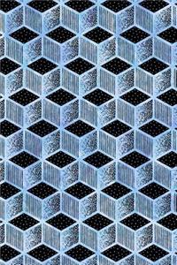 Journal Notebook Cubes Pattern 10