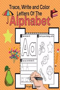 Trace, Write and Color Letters Of The Alphabet