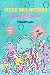 Meerestiere Schere Skills für Kinder