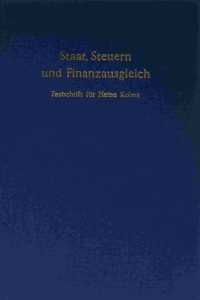 Staat, Steuern- Und Finanzausgleich