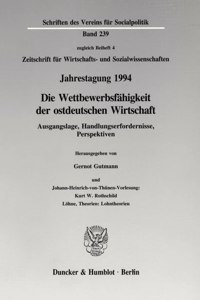 Die Wettbewerbsfahigkeit Der Ostdeutschen Wirtschaft