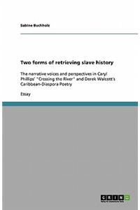 Two forms of retrieving slave history