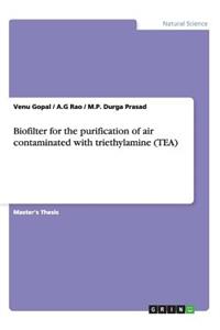 Biofilter for the purification of air contaminated with triethylamine (TEA)