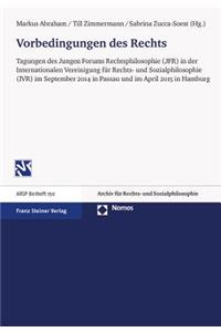 Vorbedingungen Des Rechts