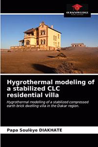 Hygrothermal modeling of a stabilized CLC residential villa