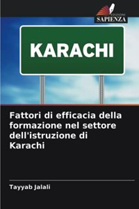 Fattori di efficacia della formazione nel settore dell'istruzione di Karachi