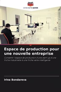 Espace de production pour une nouvelle entreprise