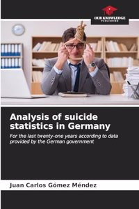 Analysis of suicide statistics in Germany