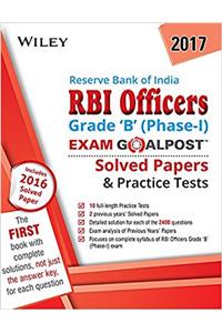 Wileys Reserve Bank of India (RBI) Officers Grade B (Phase-I) Exam Goalpost Solved Papers & Practice Tests