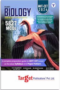MHT-CET Triumph Biology Book for Pharmacy Entrance Exam | Based on 11th and 12th Syllabus of Maharashtra State Board | Includes Chapterwise MCQs, Previous Question Paper and Model Papers