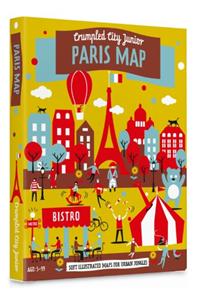 Junior Paris Crumpled City Map
