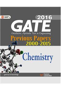 GATE Chemistry 2016 : Previous Papers 2000 - 2015