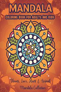Mandala Coloring Book For Adults And Kids