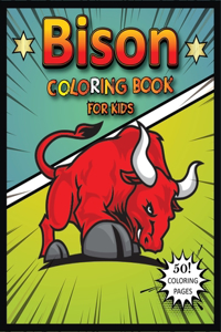 Bison Coloring Book For Kids