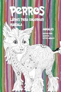Libros para colorear Mandala - Diseños para aliviar el estrés Animales - Animales - Perros