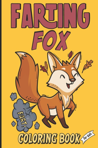 Farting Fox coloring book for kids