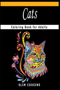 Cats Coloring Book for Adults