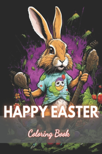 Happy Easter Coloring Book for Kids