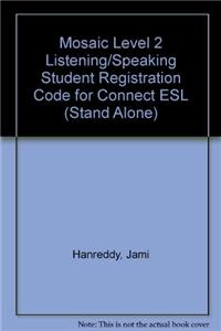 Mosaic Level 2 Listening/Speaking Student Registration Code for Connect ESL (Stand Alone)