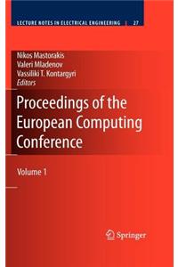 Proceedings of the European Computing Conference