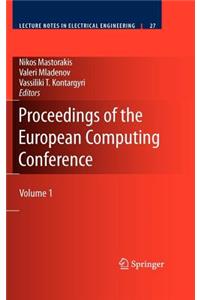 Proceedings of the European Computing Conference