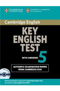 Cambridge Key English Test 5 Self Study Pack: Official Examination Papers from University of Cambridge ESOL Examinations