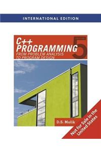 C++ Programming: From Problem Analysis to Program Design