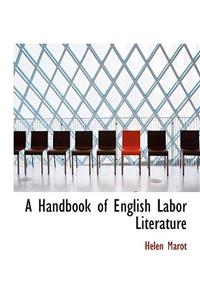 A Handbook of English Labor Literature