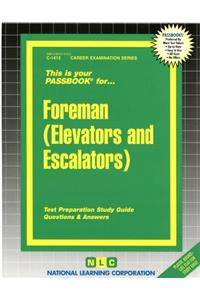 Foreman (Elevators and Escalators)