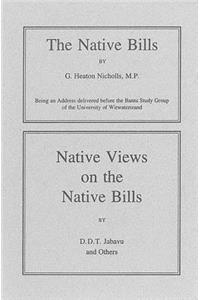 The Native Bills (1935) & Native Views on the Native Bills (1935) Book 8