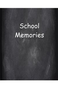 School Memories Chalkboard Design School Composition Book