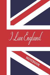 I Love England - Notebook