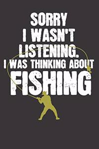 Fishing Fisherman Fish Sarcasm Notebook Journal