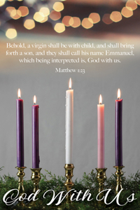 Advent Bulletin: God with Us (Package of 100)