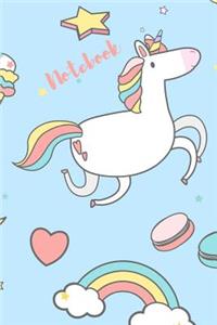 Unicorn College Ruled Notebook