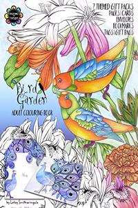 Bird Garden Adult Colouring Book
