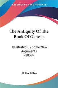 Antiquity Of The Book Of Genesis