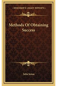 Methods of Obtaining Success