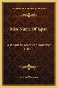 Miss Nume Of Japan