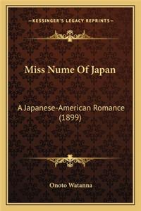 Miss Nume of Japan