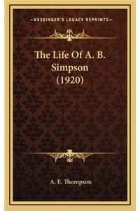 Life Of A. B. Simpson (1920)