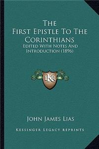 The First Epistle To The Corinthians