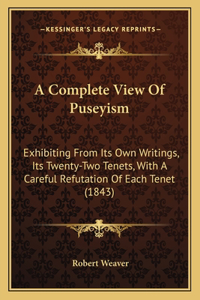 Complete View Of Puseyism